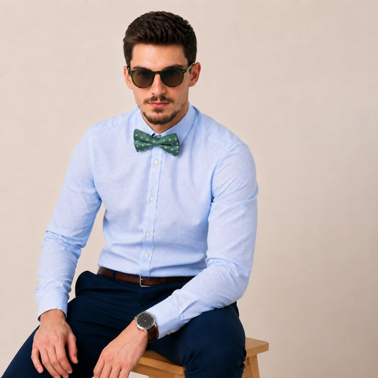 Bow Tie Floral Waves