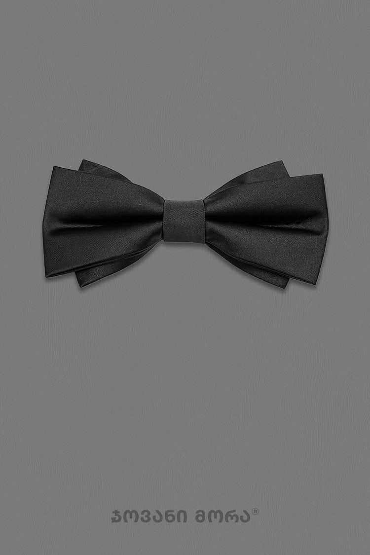 Bow Ties - Artificial Silk - Dark Knight - Black