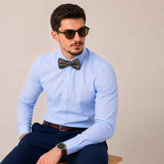 Bow Tie Olive Green