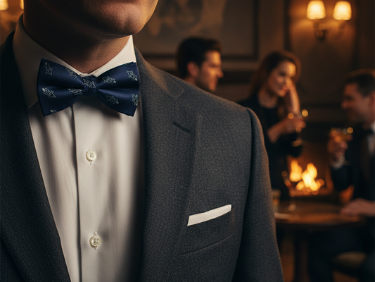 ბაფთები - ნატურალური აბრეშუმი - თოლიგე - ლურჯი