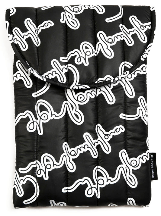 Laptop Sleeves - Polyester - Live Your Own Life - Black