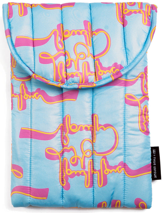 Laptop Sleeves - Polyester - Live Your Own Life - Sky Blue