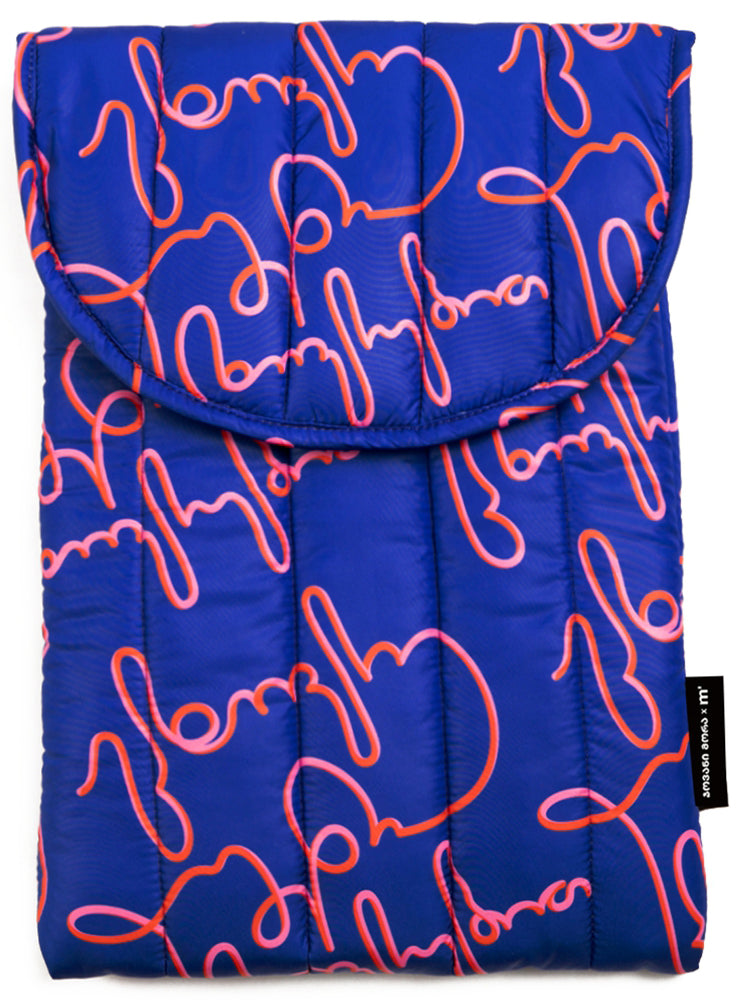 Laptop Sleeves - Polyester - Live Your Own Life - Blue