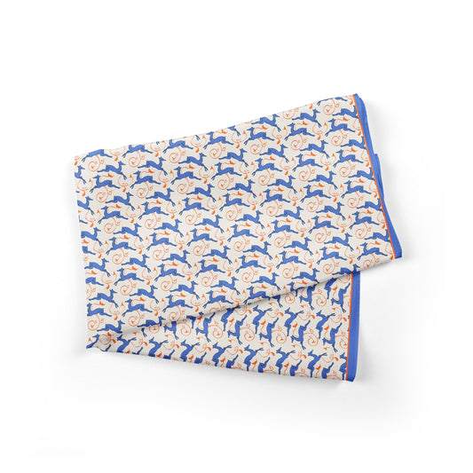 შარფები - ნატურალური აბრეშუმი - ირმის ნახტომი - ლურჯი