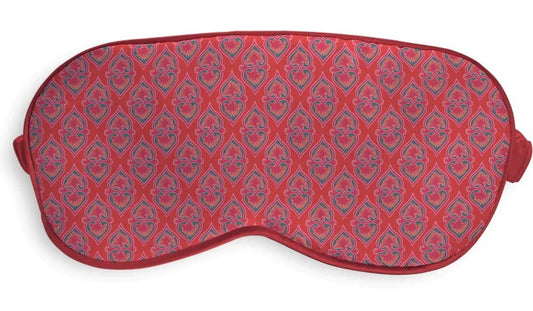 ძილის ნიღბები - ნატურალური აბრეშუმი - საყვარელი - ვარდისფერი