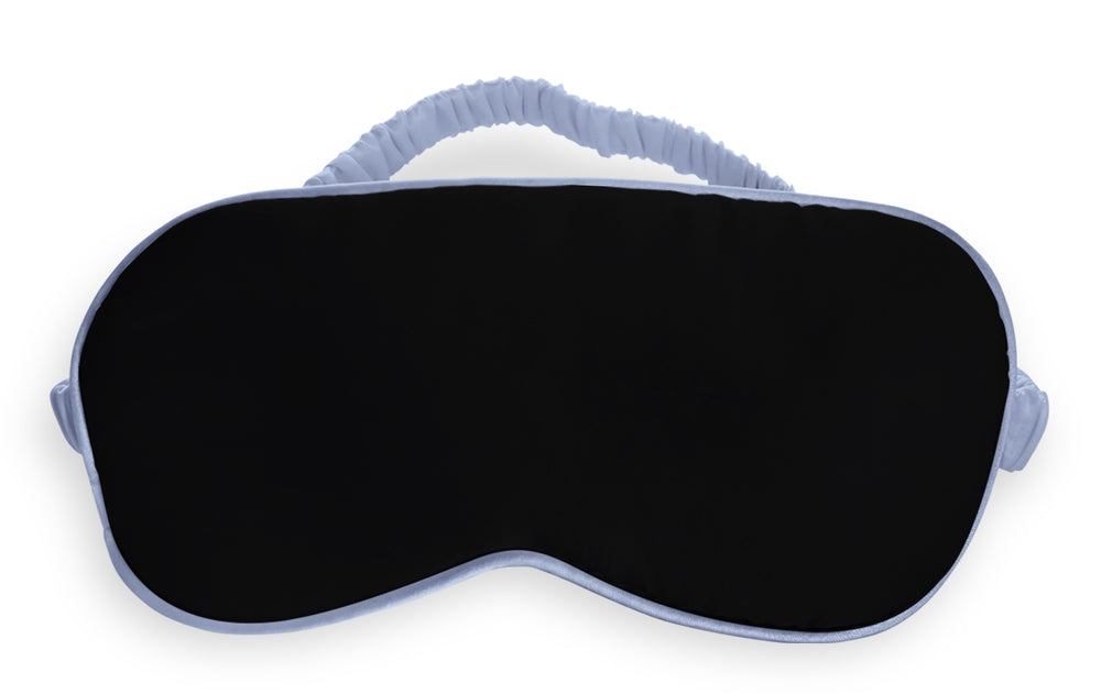 Sleep Masks - Natural Silk - Angels - Sky Blue