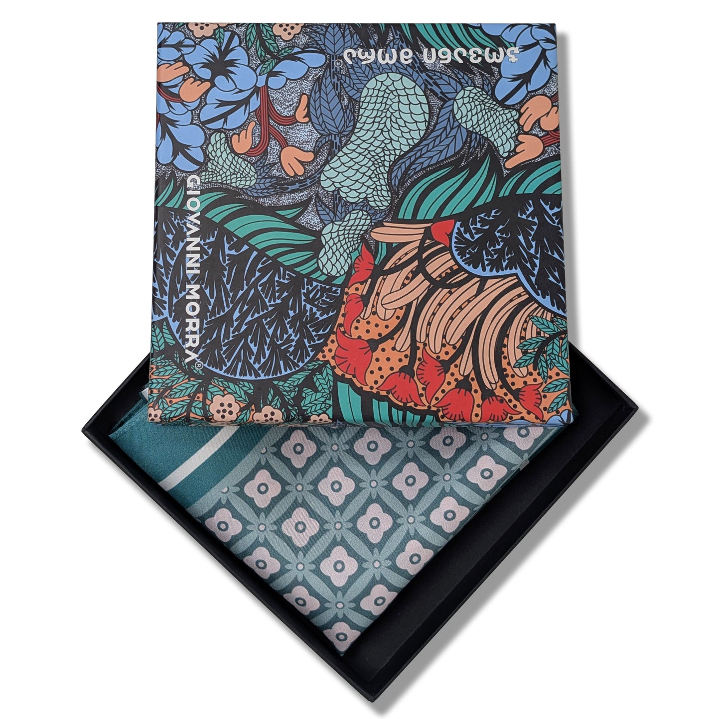 Scarves - Natural Silk - Deer’s Leap - Beige - Orange