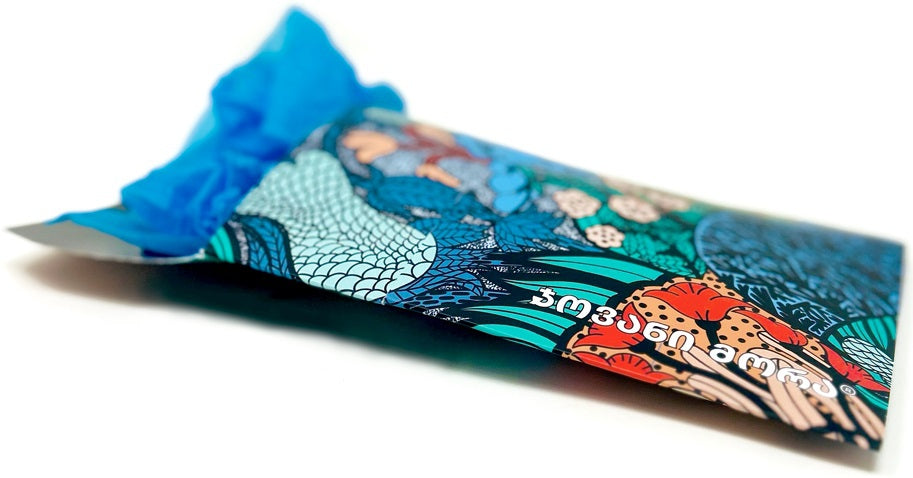 Sleep Masks - Natural Silk - Angels - Sky Blue