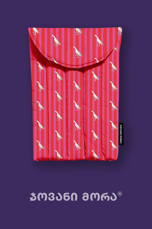 Laptop Sleeves - Polyester - Fiery Pheasant - Red