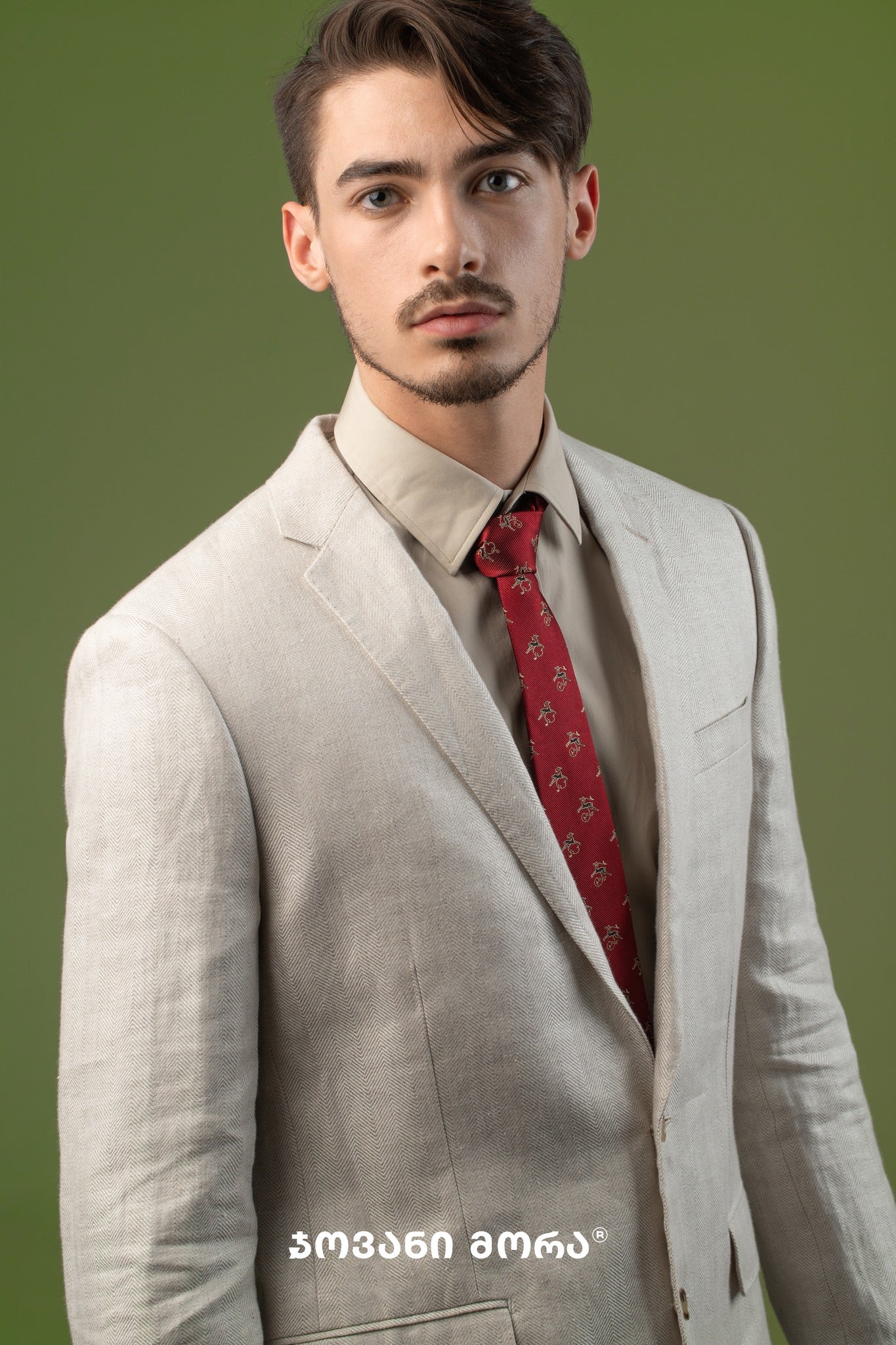 Ties - Natural Silk - Deer’s Leap - Red