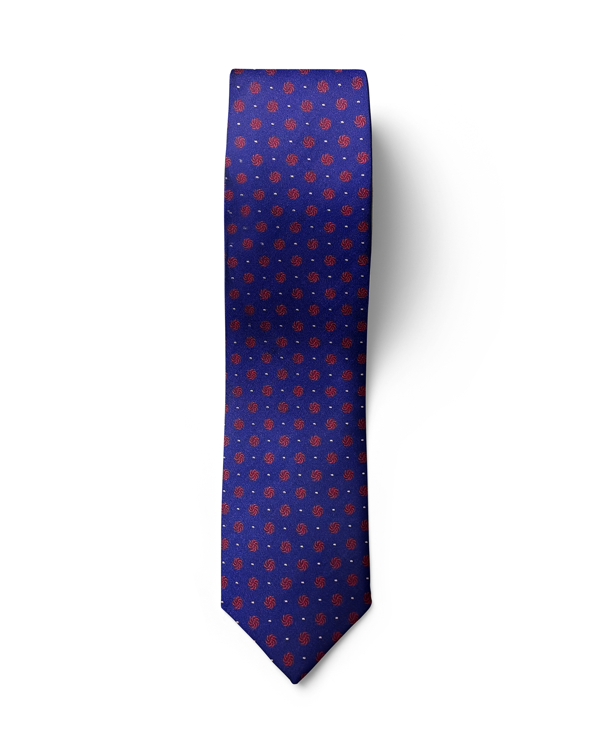 ჟაკარდის აბრეშუმის ჰალსტუხი „ბორჯღალი“ (ლურჯი)