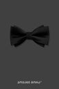 Bow Ties - Artificial Silk - Verge - Black