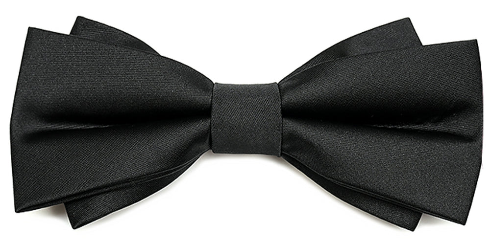 Bow Ties - Artificial Silk - Dark Knight - Black
