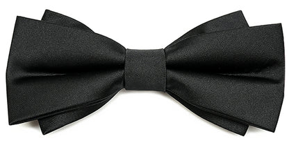 Bow Ties - Artificial Silk - Dark Knight - Black