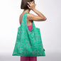Foldable Tote Bag – Live Your Own Life – Polyester – Green