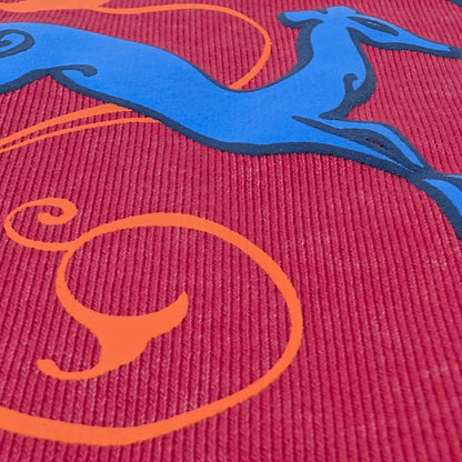 ჰუდი - 100% მჟავათი გარეცხილი ბამბა - Deer's Leap - წითელი