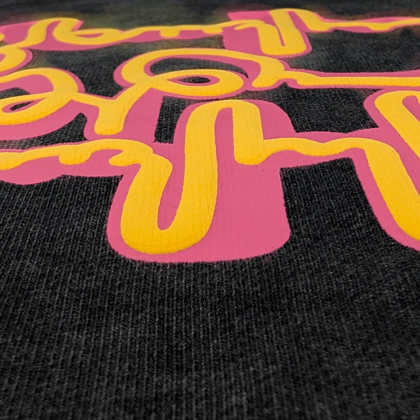 ჰუდი - 100% მჟავათი გარეცხილი ბამბა - იცხოვრე შენი ცხოვრებით - შავი - m² x Giovanni Morra