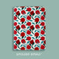 Passport Holders - Vegan Leather - Pomegranates - White
