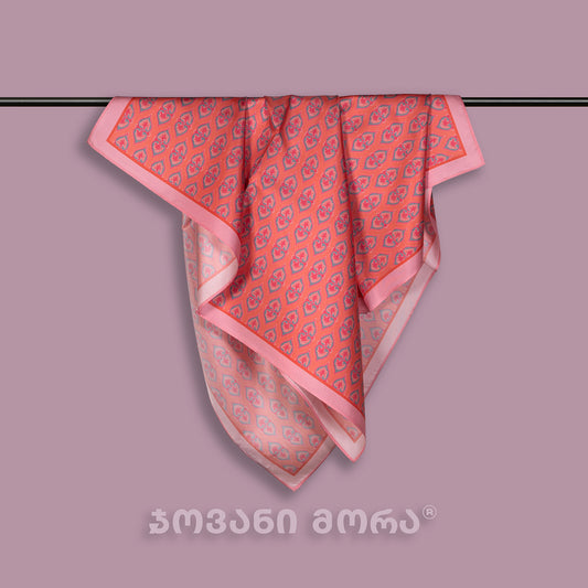 Scarf - Beloved - Natural Silk - Pink
