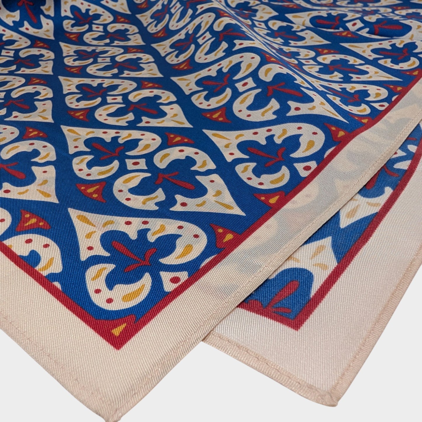 შარფები - ნატურალური აბრეშუმი - სიყვარული - ცისფერი