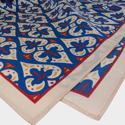 შარფები - ნატურალური აბრეშუმი - სიყვარული - ცისფერი