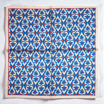 შარფები - ნატურალური აბრეშუმი - სიყვარული - ცისფერი