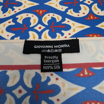 შარფები - ნატურალური აბრეშუმი - სიყვარული - ცისფერი