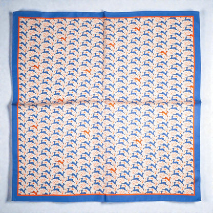 Scarves - Natural Silk - Deer’s Leap - Beige - Orange