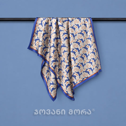 Scarf - Deer’s Leap - Natural Silk - Beige