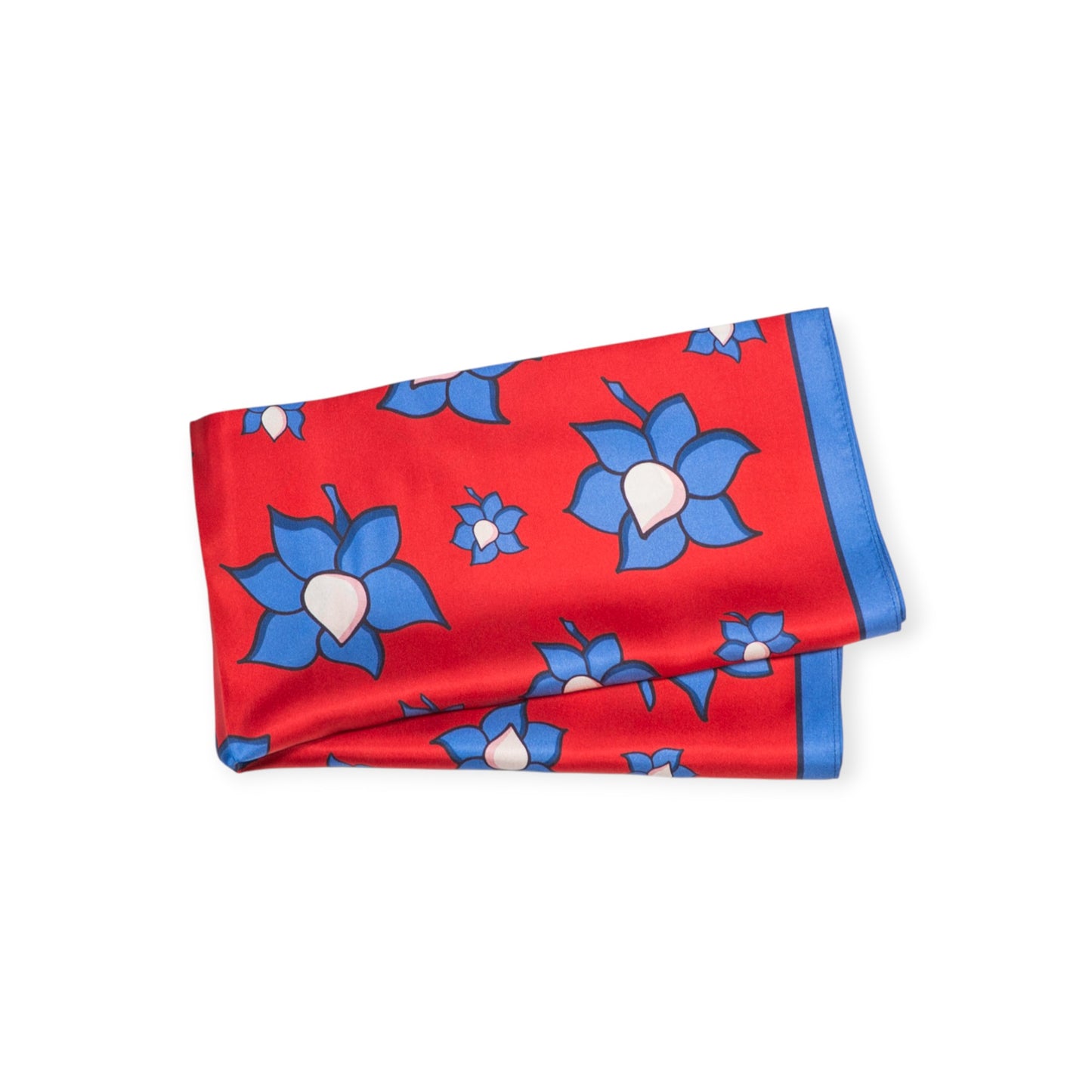 შარფები - ნატურალური აბრეშუმი - Lega Magnolia - წითელი