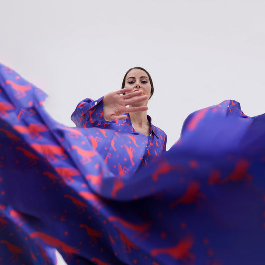 Fiery Pheasant Silk Shirt