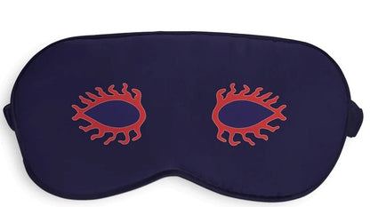 ძილის ნიღბები - ნატურალური აბრეშუმი - მზის თვალი - იასამნისფერი