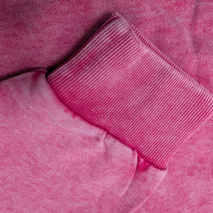 სვიტერი - 100% მჟავაში გარეცხილი ბამბა - ირმის ნახტომი - ვარდისფერი