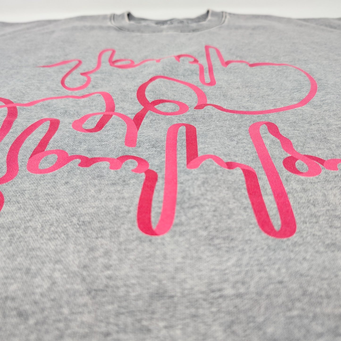 ჰუდი - 100% მჟავათი გარეცხილი ბამბა - იცხოვრე შენი ცხოვრებით - ნაცრისფერი - m² x Giovanni Morra