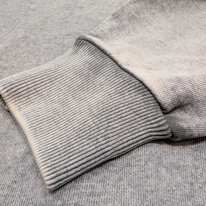 სვიტერი - 100% მჟავაში გარეცხილი ბამბა - იცხოვრე შენი ცხოვრებით - ნაცრისფერი - წითელი - m² x Giovanni Morra