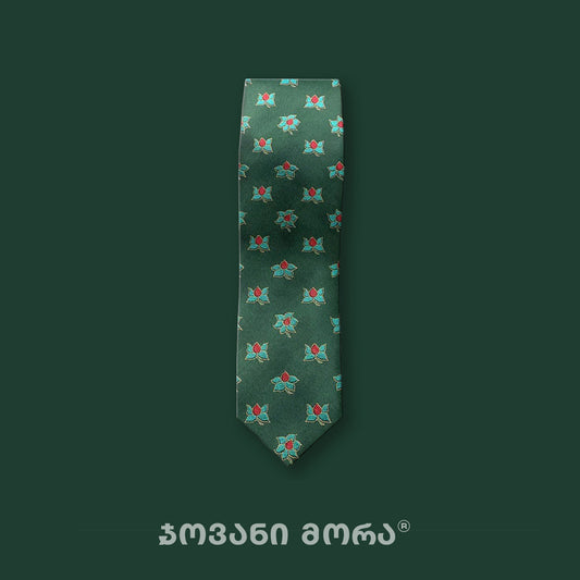 Ties - Lega Magnolia - Natural Silk - Green
