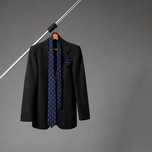 Ties - Bird of Paradise - Natural Silk - Blue