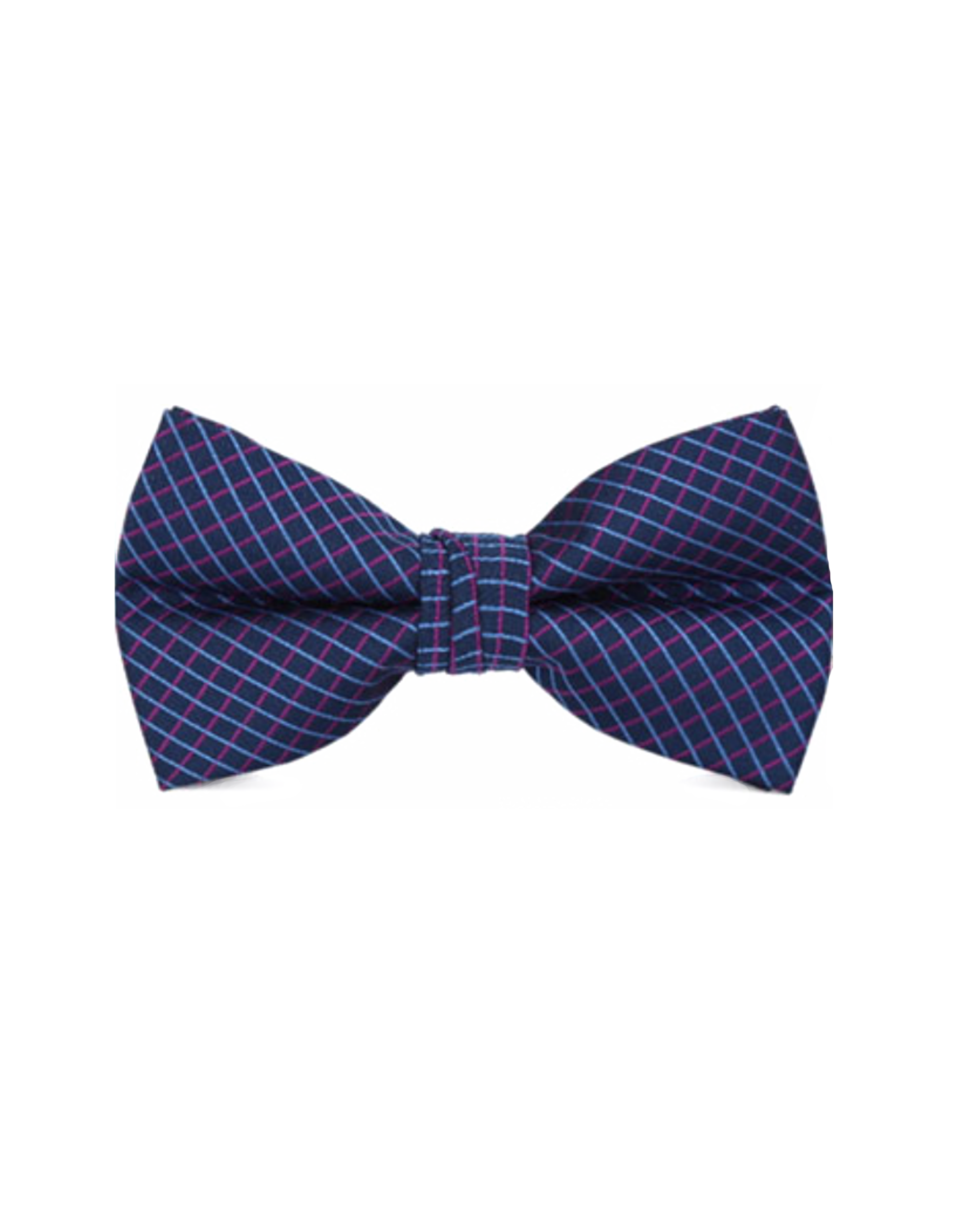 Stripes Bow Tie (Navy Blue)