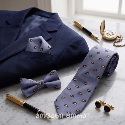 Pocket Square – Tholige eye – Natural Silk – Sky Blue