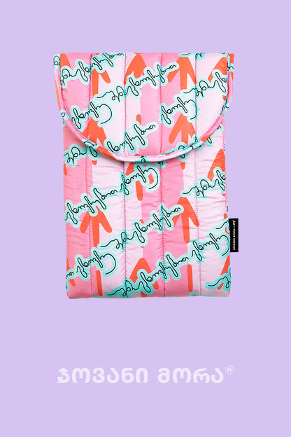 Laptop Sleeves - Polyester - Live Your Own Life - Red