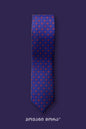 Ties - Borjgali - Natural Silk - Blue