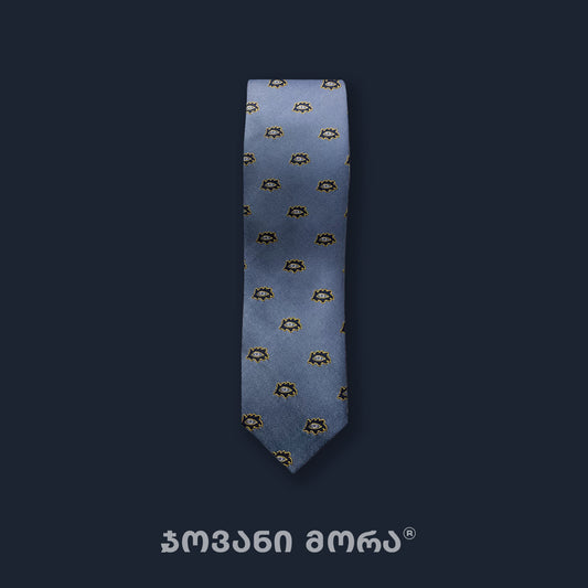 Ties - Tholige eye - Natural Silk - Sky Blue
