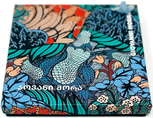 Scarves - Natural Silk - Angels - Sky Blue