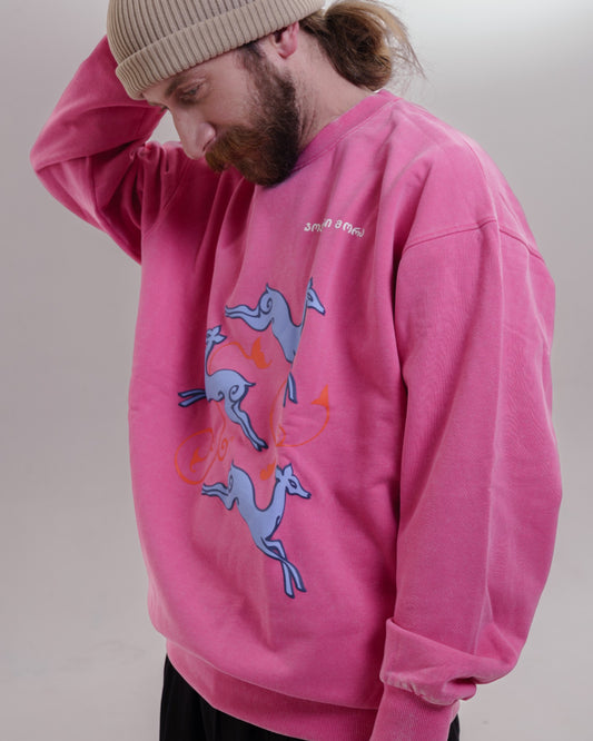 Giovanni Morra sweatshirt with 17th-century ornament