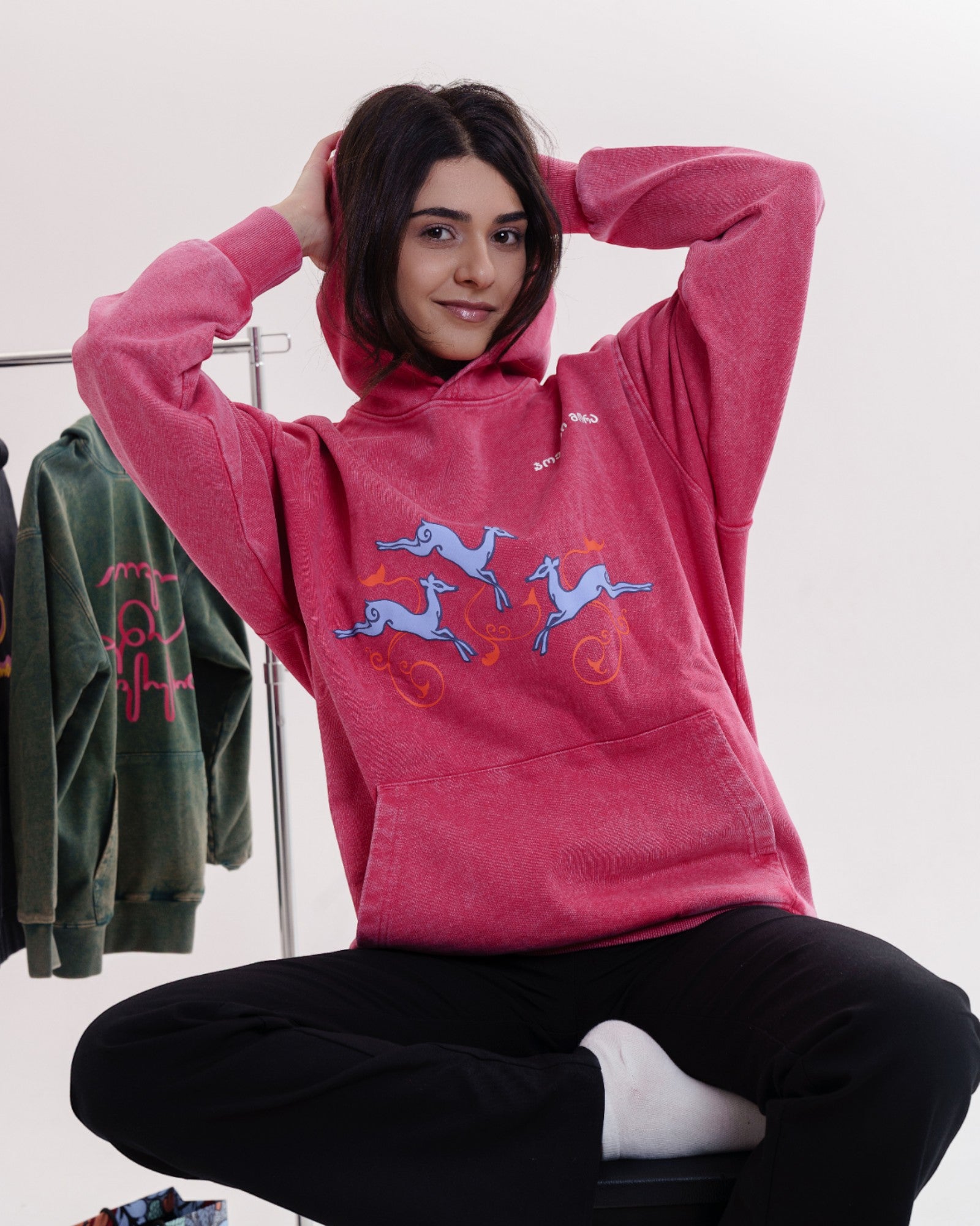 Giovanni Morra sweatshirt with 17th-century ornament