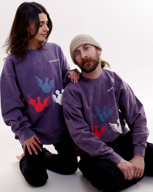 Giovanni Morra sweatshirt with 14th-century ornament