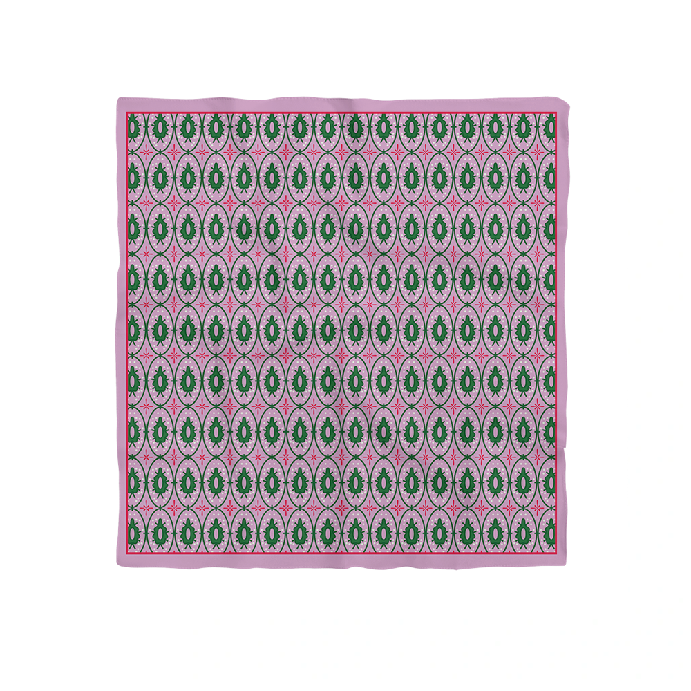 Rokva Silk Scarf (Pink)
